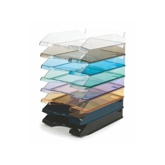 VICTORIA Irattálca, műanyag, VICTORIA, áttetsző lila