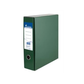   VICTORIA Tokos iratrendező, 75 mm, A4, karton, VICTORIA, sötétzöld