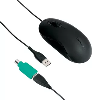   TARGUS Vezetékes egér AMU30EUZ, 3 Button Optical USB/PS2 Mouse