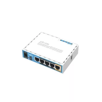   MIKROTIK Wireless Router hAP ac lite 5x100Mbps, Wi-Fi 5, Asztali, RB952UI-5AC2ND