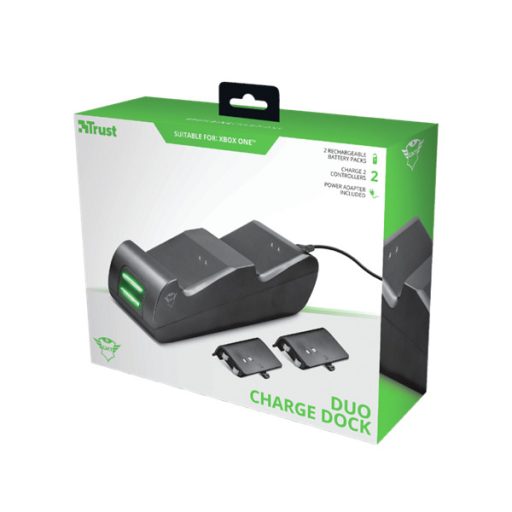 TRUST Kettős töltő dokkoló 20406 (GXT 247 Duo Charging Dock for Xbox One)
