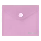 PANTA PLAST Irattartó tasak, A6, PP, patentos, 160 mikron,  pasztell rózsaszín