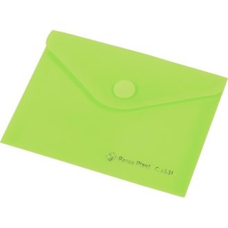   PANTA PLAST Irattartó tasak, A6, PP, patentos, 160 mikron, , pasztell zöld