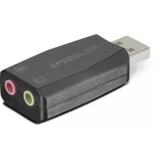 Speedlink SL-8850-BK-01 VIGO USB Hangkártya, fekete