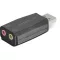 Speedlink SL-8850-BK-01 VIGO USB Hangkártya, fekete