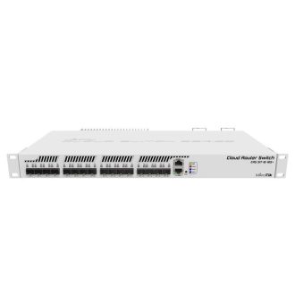   MIKROTIK Cloud Router Switch 1x1000Mbps + 16x10Gbit SFP+, Fémházas, Menedzselheő, Rackes - CRS317-1G-16S+RM