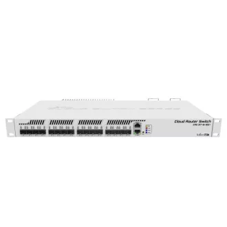   MIKROTIK Switch 1x1000Mbps + 16x10Gbit SFP+, Menedzselheő, Rackes, CRS317-1G-16S+RM