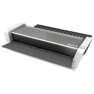   LEITZ Laminálógép, A3, 80-250 mikron, "iLAM Touch 2", fehér-antracit