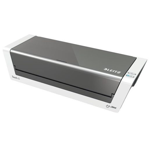 LEITZ Laminálógép, A3, 80-250 mikron, "iLAM Touch 2", fehér-antracit