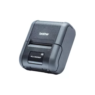   BROTHER Mobil nyomtató (blokk/jegy/dok.) RJ-2050, direkt thermal, 203dpi, WiFi/Bluetooth/USB, 54mm x 1m, IP54, 32 MB