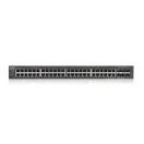 ZYXEL Switch 44x1000Mbps + 4xGigabit kombó SFP+ 2xGigabit SFP, Fémházas Menedzselhető (48GbE port), GS1920-48V2-EU0101F