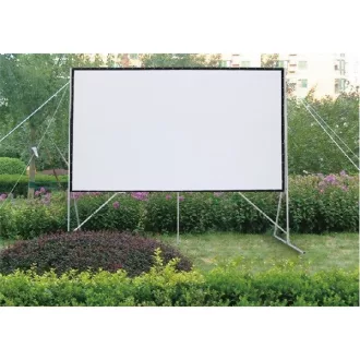   FUNSCREEN 200" (16:9) Fast-Fold, hordozható, feszített keretes vetítővászon (Méret: 253x450 cm)