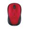 LOGITECH Egér - M235 Vezeték Nélküli Optikai Nano, Piros