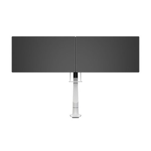 MULTIBRACKETS Gas Lift asztali konzol (2 képernyős rögzítőkar), M VESA Gas Lift Arm Single White w. Duo Crossbar (15-28"