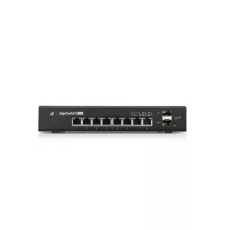   UBiQUiTi EdgeSwitch 8x1000Mbps (POE+) + 2x1000Mbps SFP, Menedzselhető, Rackes - ES-8-150W