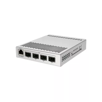   MIKROTIK Switch/Router 1x1000Mbps + 4x10Gbit SFP+, Asztali, CRS305-1G-4S+IN