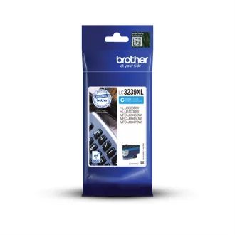   BROTHER Tintapatron LC3239XLC, Szuper nagy töltetű - 5000 oldal, Cián