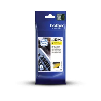   BROTHER Tintapatron LC3239XLY, Szuper nagy töltetű - 5000 oldal, Yellow