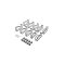 HPE G2 Cable Management D-ring Kit