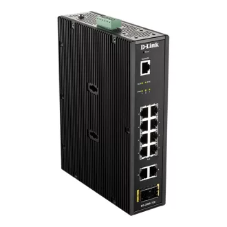   D-LINK Switch Ipari 10x1000Mbps + 2xSFP + 1x konzol port Menedzselhető Fémházas, DIS-200G-12S