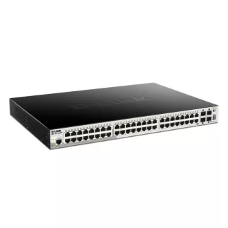   D-LINK Switch 48x1000Mbps (48xPOE) + 4xGigabit SFP+ Menedzselhető Rackes, DGS-1510-52XMP/E