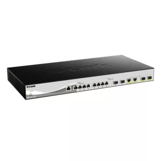   D-LINK Switch 8x1000Mbps kombó + 2xGigabit SFP+ 2xGigabit SFP+ kombó Menedzselhető Rackes, DXS-1210-12TC/E