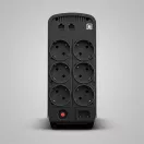 CYBERPOWER UPS, gaming, CP900EPFCLCD (6 aljzat) 900VA 540W, 230V szünetmentes tápegység +2 USB LINE-INTERAKTÍV, AVR