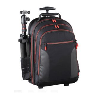   HAMA 139854, FOTÓS HÁTIZSÁK "MIAMI 200 III" TROLLEY, FEKETE