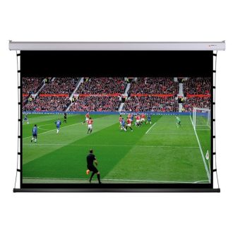   FUNSCREEN motoros feszített vetítővászon (Méret:256x192 cm, Látható méret: 236x147 cm)
