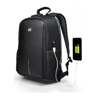   PORT DESIGNS Notebook hátizsák 400508, CHICAGO EVO BP 13-15.6" ANTI-THEFT, Fekete