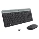 LOGITECH Billentyűzet + egér - MK470 Slim Vezeték Nélküli Combo, US