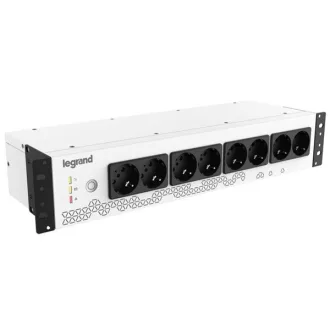   LEGRAND 19" szünetmentes elosztósor KEOR PDU 800VA 480 W BEM: C14 aljzat + C13-SCH kábel KIM: 8xSchuko USB-B kommunikác