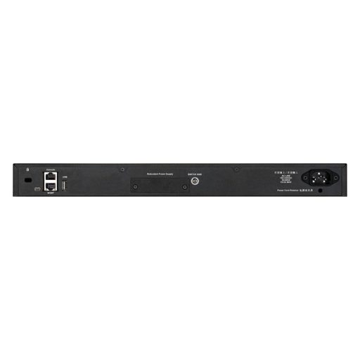 D-LINK Switch 48x1000Mbps (48xPOE) + 2xGigabit + 4xGigabit SFP+ Menedzselhető Rackes, DGS-3130-54PS/E