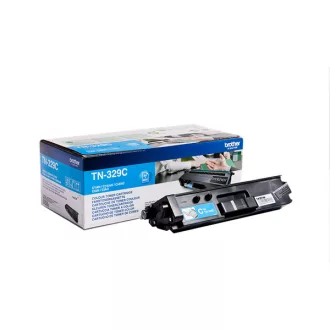 BROTHER Toner TN329C - 6000 oldal, Ciánkék 