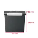 REXEL Iratmegsemmisítő, csík, 6 lap, "Momentum S206"