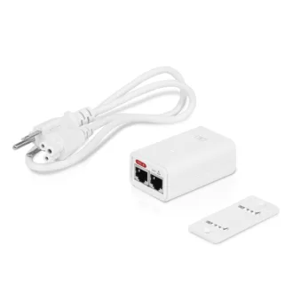   UBiQUiTi POE Adapter 2x1000Mbps, 24VDC @ 0.3A - POE-24-7W-G-WH