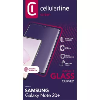   Cellularline Képernyővédő fólia Samsung Galaxy Note 20 Ultra, üvegfólia