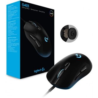   LOGITECH Egér - G403 Lightsync RGB Vezetékes Gaming, Fekete