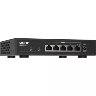   QNAP Switch 5x2500Mbps, Nem Menedzselhető, Asztali - QSW-1105-5T