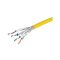 EXCEL Falikábel Cat7A+ S/FTP 1200MHZ LSOH köpeny 500m, sárga