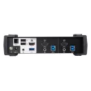 ATEN KVMP Switch USB 3.0, 4K HDMI, Dual Di splay, 2 port
