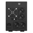 NJOY Szünetmentes 2000VA - Cadu 2000 (4 Schuko, line-interaktív, RJ11/45 vonalvédelem(1Gb/s), fekete)
