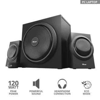   TRUST Mélyhangsugárzós 2.1 hangszórókészlet 23696 (Yuri 2.1 Speaker Set)