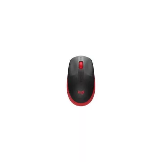 LOGITECH Egér - M190 Vezeték Nélküli Optikai, Piros