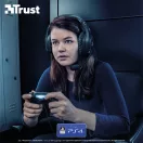 TRUST Mikrofonos fejhallgató PS4™-hez 23530, GXT 488 Forze PS4 Gaming Headset PlayStation® official licensed product