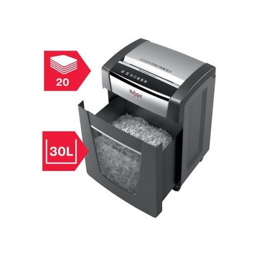 REXEL Iratmegsemmisítő, konfetti, 20 lap, "Momentum X420"