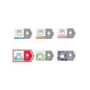 REXEL Iratmegsemmisítő, konfetti, 20 lap, "Momentum X420"