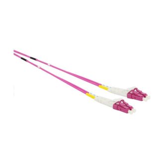  EXCEL Optikai Patch Kábel Duplex LC-LC 50/125 OM4 3m, violet