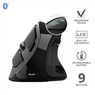   TRUST Vezeték nélküli tölthető ergonomikus egér 23731 (Voxx Rechargeable Ergonomic Wireless Mouse)