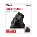 TRUST Vezeték nélküli tölthető ergonomikus egér 23731 (Voxx Rechargeable Ergonomic Wireless Mouse)